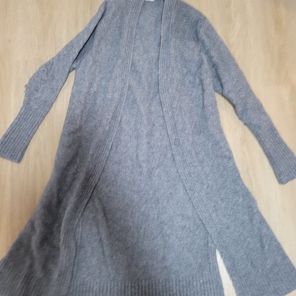 Wilfred Manteo Cardigan Maxi Grey Wool - Picture 2 of 7